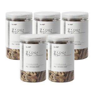 볶은 더덕 80g x 5통 총 400g 원적외선으로 볶은더덕 5+1