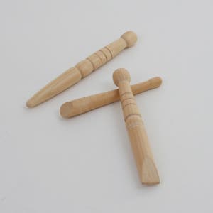 지압봉 3종세트 부드러운 원목 마사지 경락봉 피로 뭉침 결림 근육 어깨 안마 괄사