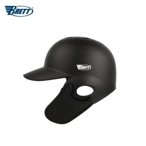 브렛 프로페셔널 프리미엄 경량 검투사 야구 배팅헬멧 블랙무광 우타