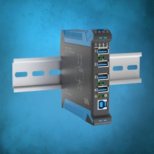 IH-304 산업용 USB 허브 독일산 USB 3.0 포트 확장 5Gbps 고속 전송