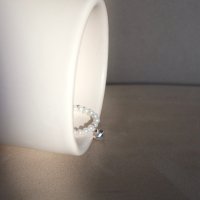 진주반지 heart pendant ring 925실버