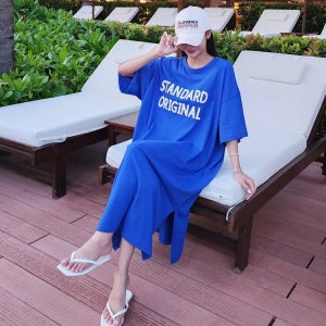 오리지널 심플 오버핏 원피스 여름원피스 빅사이즈원피스