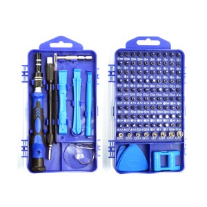 정밀 미니드라이버세트 115종 비트 렌치 전자기기 분해 조립 릴수리 자석촉