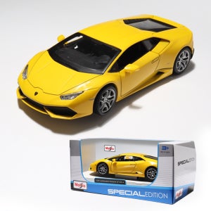 마이스토 1:24 람보르기니 우라칸 LP 610-4 옐로우 자동차다이캐스트