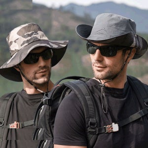 [랄라닷] 남자 등산모자 양면 카모 부니햇 정글모 캠핑 방수 햇빛가리개모자 챙모자