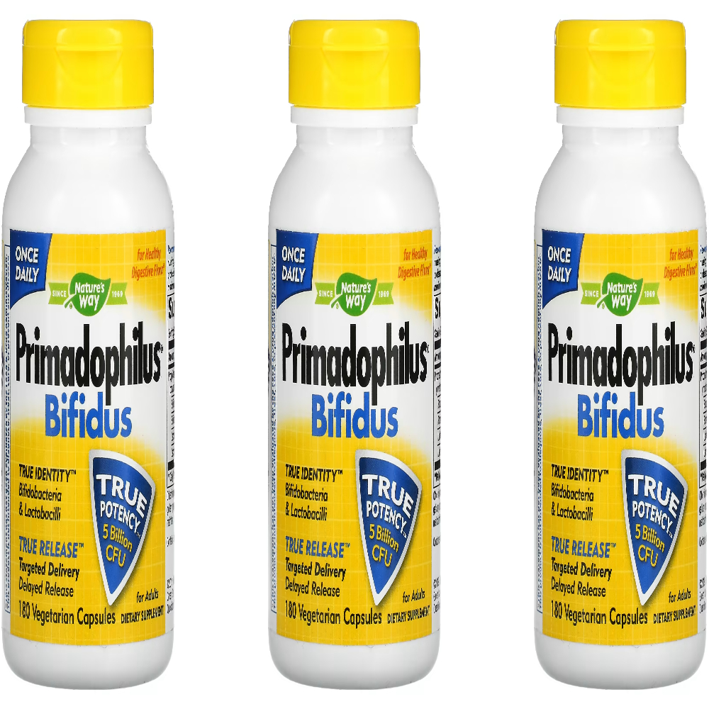 2+1네이처스웨이 <b>프리마도필러스 비피더스 50억</b> 식물성캡슐 180