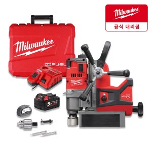 밀워키 M18 FMDP-501C 5.0Ah 배터리1개 충전 마그네틱드릴