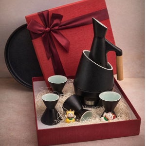 Lim401 사케잔 세트 도쿠리 술잔 온주기 소주 위스키 홈술 선물