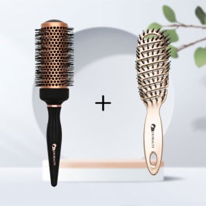 디디뷰티 세라믹 열판 롤빗 벤트브러쉬 세트 드라이빗 헤어스타일링