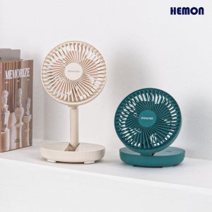 헤몬 오아시스 무선 탁상용 선풍기 캠핑 소형 캠핑용 사무실 책상 선풍기