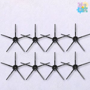 [호환] 로보락 로봇청소기 S6 퓨어 사이드브러쉬 블랙 8개 호환품 호환마트