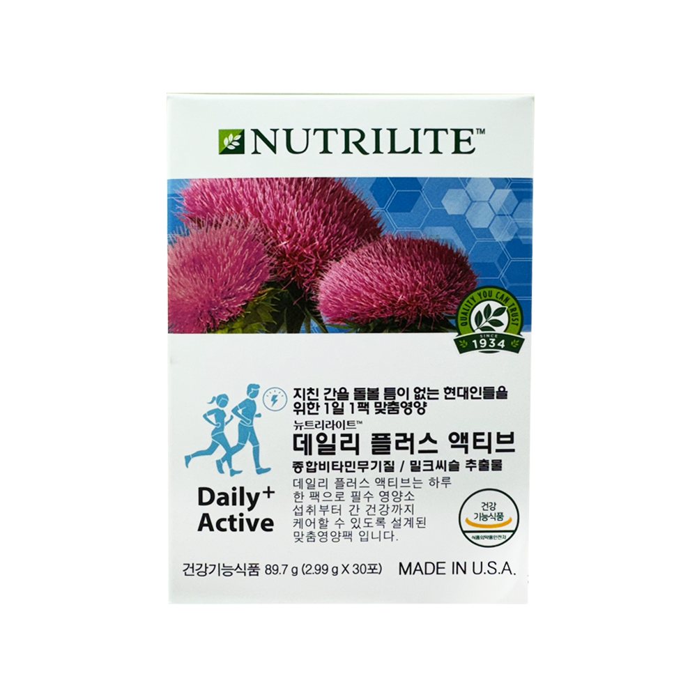 암웨이 <b>뉴트리라이트 데일리 플러스 액티브</b> NEO