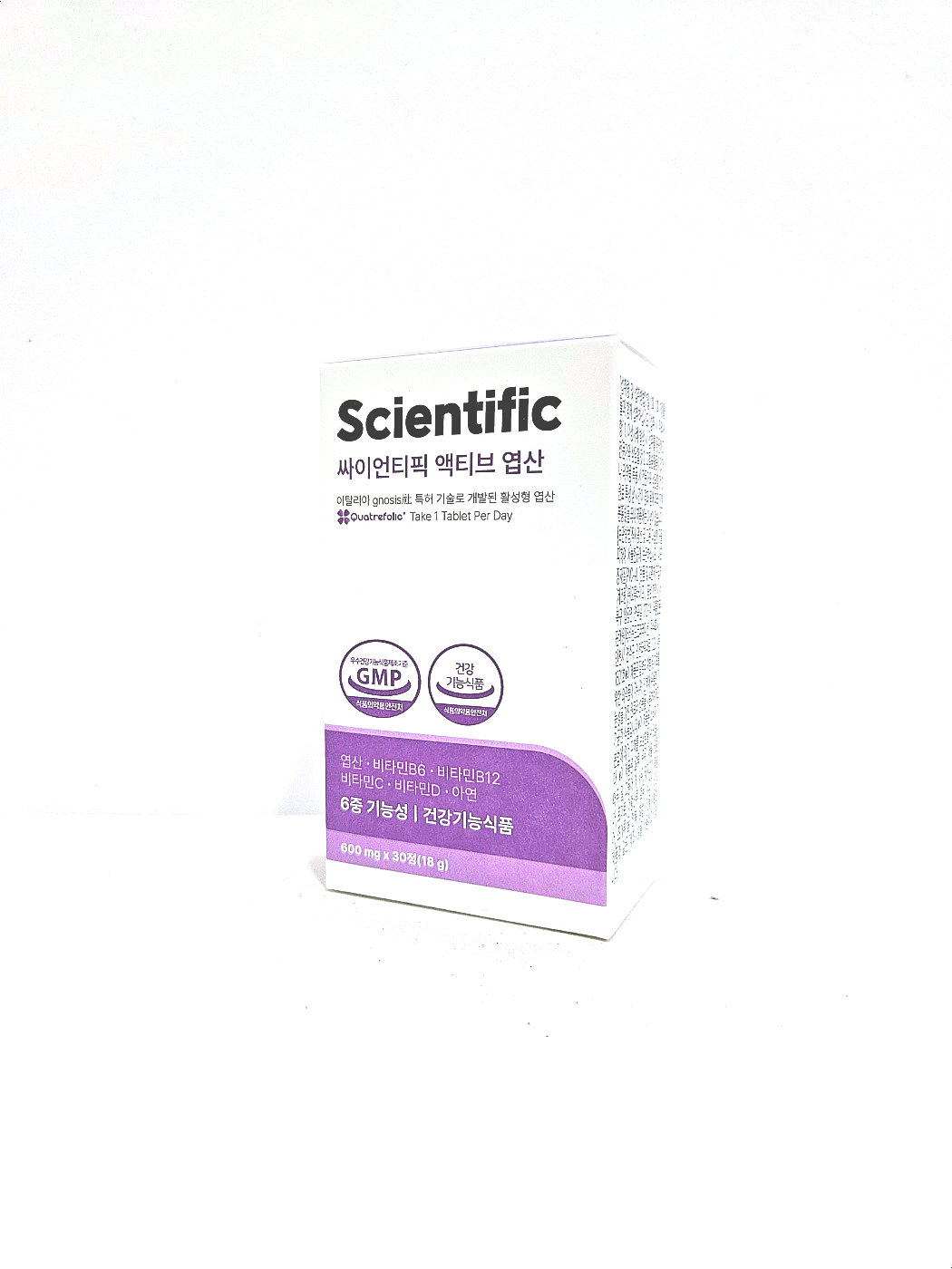 <b>싸이언티픽 액티브 엽산</b> 4세대 활성 600mg x 30정