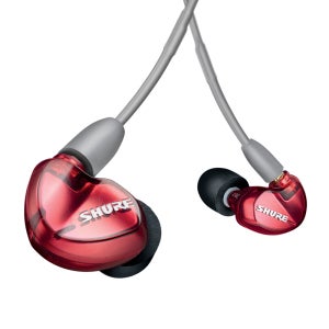 SHURE 슈어 SE535LTD NEW 레드 리미티드 에디션 밀폐형 유선 이어폰