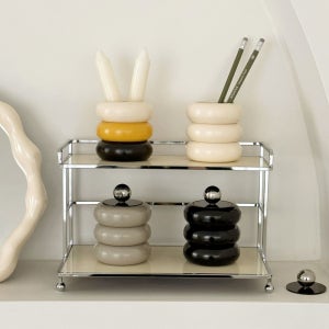 유월가게 튜브 다용도 홀더 면봉 펜 브러쉬 꽂이 컬러믹스