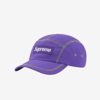 [슈프림 모자] 슈프림 리플렉티브 스티치 캠프 캡 퍼플 - 23SS Supreme Reflective Stitch Camp Cap Purple - 23SS