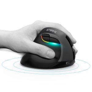 제닉스 STORMX VM3 SP 왼손 잡이 버티컬 무선 블루투스 겸용 마우스