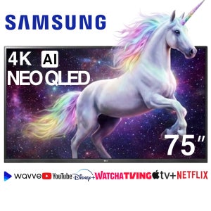 삼성 190cm(75인치) NEO QLED TV UHD 스마트 75QN90 스탠드설치
