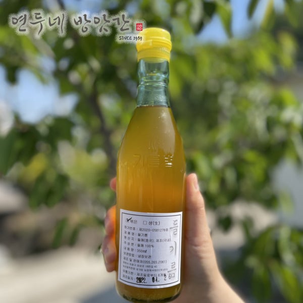저온압착방식 방앗간 통깨 진한맛 들깨기름 350ml