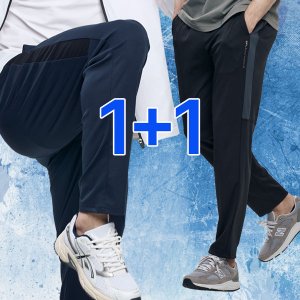 1+1 남자 여름 트레이닝 바지 남성 작업복 츄리닝 운동복 팬츠 (KP4OP2LP016M)