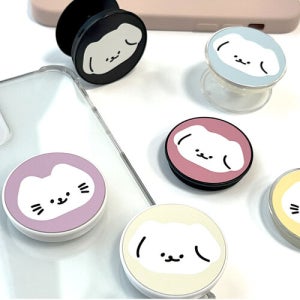톡거치대 28색상 댕냥이 페이스 아이엠스튜디오 파스텔 크림 컬러 무지 스마트톡 스탠드톡