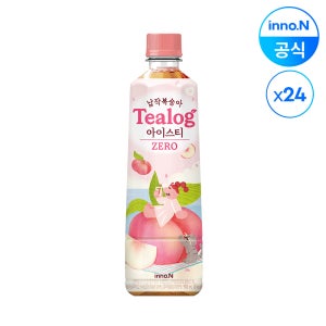 티로그 아이스티 납작복숭아, 500ml, 24개
