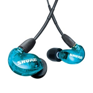 SHURE 슈어 SE215SPE 블루 밀폐형 이어폰