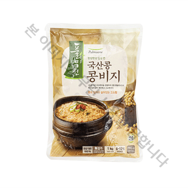 풀무원 국산콩 콩비지 성분 분석