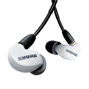SHURE 슈어 AONIC215 - UNI (SE215SPE-UNI) 화이트 밀폐형 이어폰