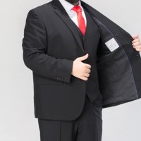 남자 빅사이즈 비즈니스 양복 정장 재킷 바지 출근 하객 장례 2XL 3XL 4XL 5XL