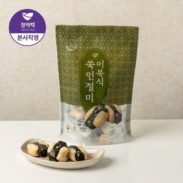 창억떡 이북식 쑥인절미 아침대용 360g