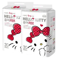 헬로키티 퓨어러브 화장지 4겹 20m 30롤 2pack