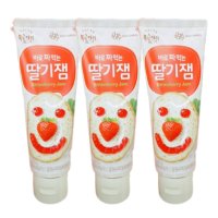 복음자리 바로짜먹는 딸기잼 100g x 3개 간편휴대용 여행용튜브잼 Strawberry Jam