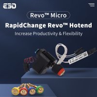 E3D RevoMicro RapidChange Revo 핫엔드 황동 노즐 히터코어 엔더 프루사 V6 3D 프린터 부품용 소형 라이터