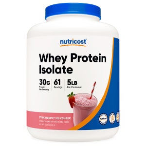 뉴트리코스트 WPI 프로틴 30g 단백질 딸기 밀크쉐이크맛 61일분 2,268g