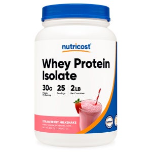 뉴트리코스트 WPI 프로틴 30g 단백질 딸기 밀크쉐이크맛 25일분 907g