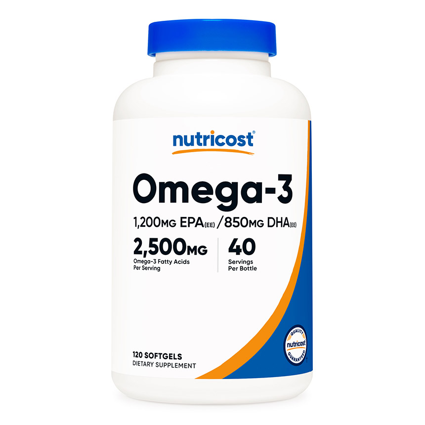 뉴트리코스트 고용량 오메가3 2,500mg 120캡슐 40일분 EPA 1,200mg DHA 910mg