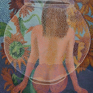미술품 유화 유영선 실루엣 속의 여인30호oil on canvas 2020