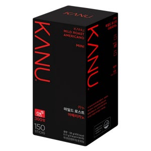 맥심 카누 미니 마일드 로스트 블랙커피 150T
