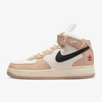 나이키 에어포스 1 미드 엘엑스 07 베이지 쉬머/아이보리 남성용 신발 Nike Air Force 1 Mid 07 LX