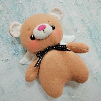 DIY 양말인형 패키지 인형만들기 엔젤베어 브라우니