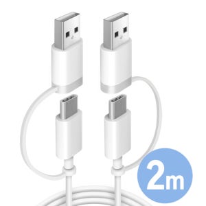 4in1 멀티 고속충전 데이터 케이블 2m CtoC AtoC AtoA 최대 60W 36W 지원 PC 외장하드 노트북 태블릿 연결
