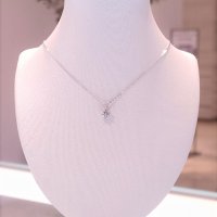 [스톤헨지] 14K 4.5mm 큐빅 목걸이 2종 택 1 H0030 (R.G/ W.G)