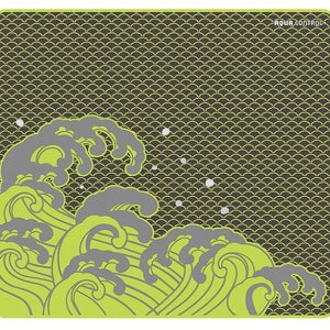 X-raypad 아쿠아컨트롤플러스 하이브리드 게이밍 마우스패드 웨이브 그래스 450x400 아컨플
