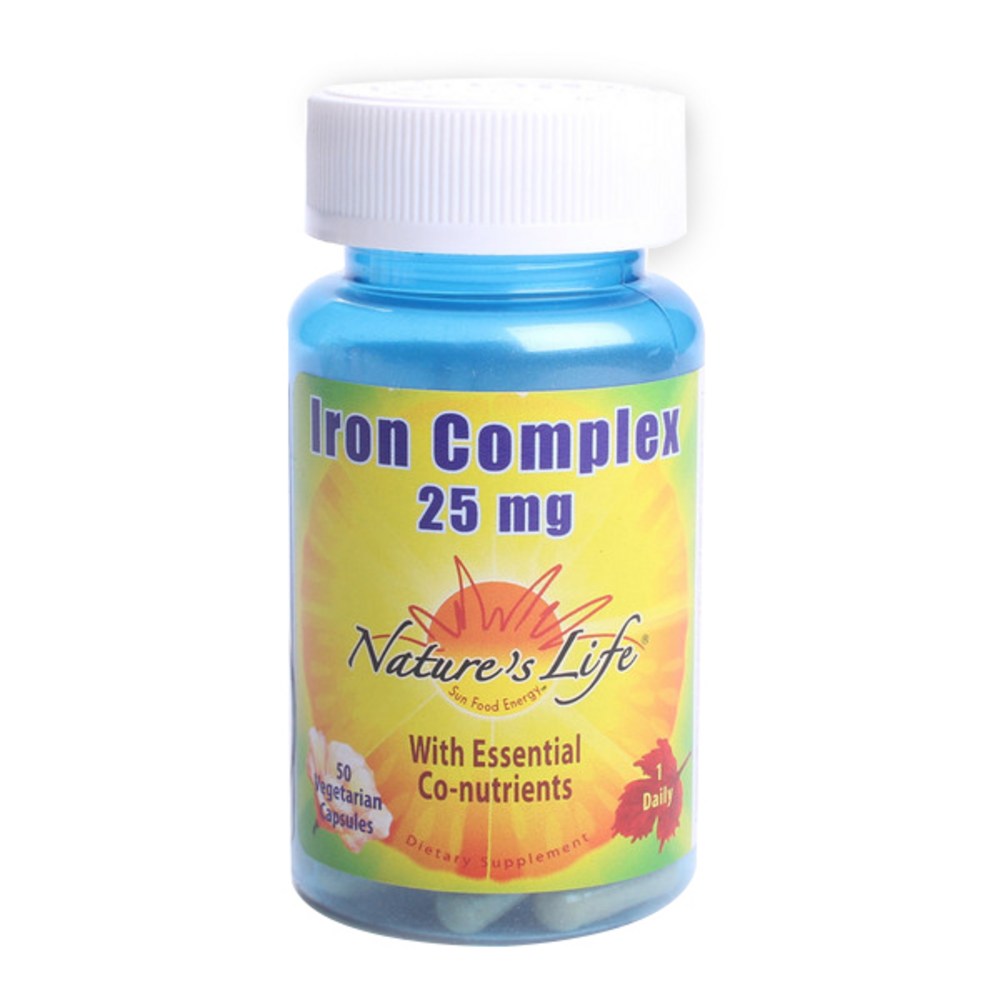 Nature’s Life <b>아이언 컴플렉스</b> 25mg 50캡슐