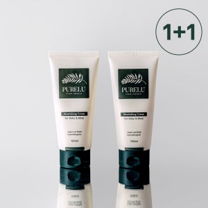 퓨어루 고보습 아기 크림 비건 무향 유아 베이비 신생아 보습 아토 침독 150ml, 2개