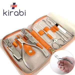 키라비 프리미엄 손톱깎이 세트 발톱깎이 발톱니퍼 K1107옐로우 선물세트