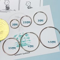 14k 링귀걸이 파이프 금 귀걸이