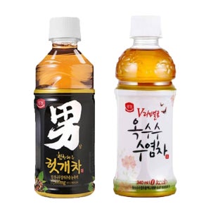 광동 헛개차 340mlx10펫+옥수수수염차 340mlx10펫 무료배송