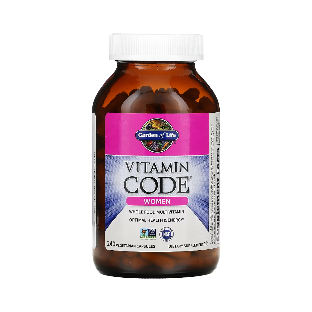 <b>가든오브라이프</b> Vitamin Code 여성용 천연 종합비타민 240 베지캡슐